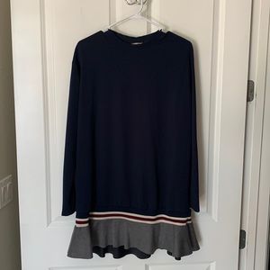Zara navy blue dress size M